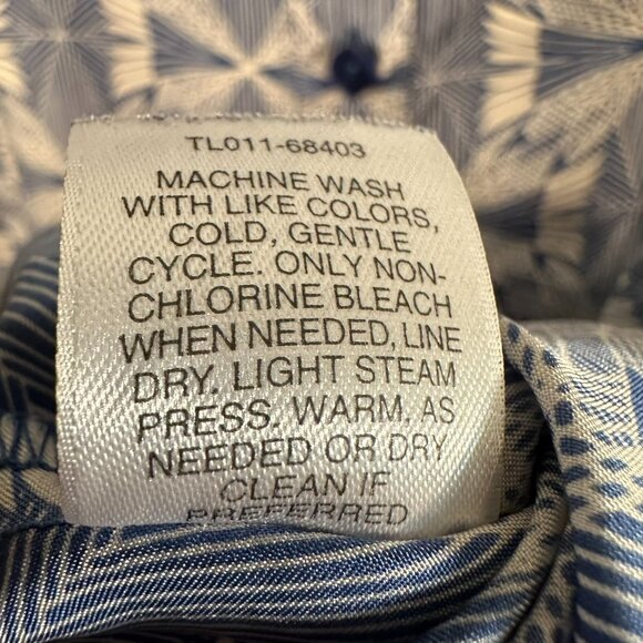 Pendleton silk blouse, Excellent condition, blue pattern, Womens Size 16 - Picture 7 of 7